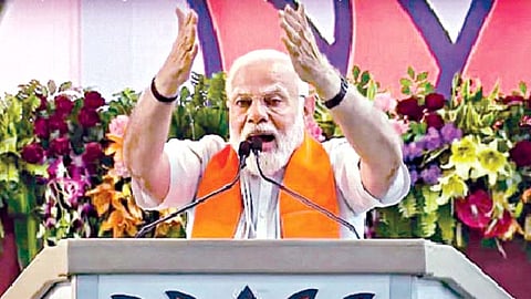 राष्ट्रवादीचा ७० हजार कोटींचा घोटाळा : पंतप्रधान नरेंद्र मोदींचा हल्‍लाबाेल