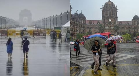 तब्‍बल ६२ वर्षानंतर मान्सून दिल्ली आणि मुंबईत एकाच वेळी दाखल झाला आहे.