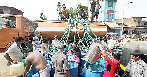 संगमनेरातील गावांची तहान 8 टँकरवर