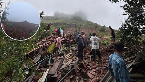 Irshalgad Landslide : रायगडमधील इर्शाळवाडीवर दरड कोसळली; ५ जणांचा मृत्यू, मदतकार्य युद्धपातळीवर