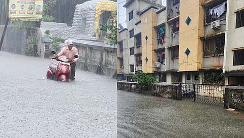 मुंबईत मुसळधार पाऊस  
