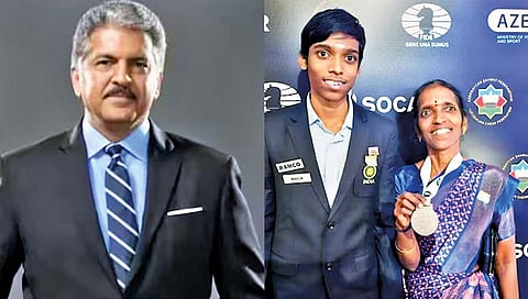 Anand Mahindra & Pradnyanand : 