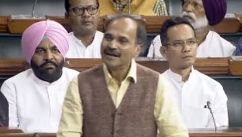 अधीर रंजन चौधरी यांच्या विधानांवरुन प्रचंड गदारोळ; वादग्रस्त विधान कामकाजातून वगळले