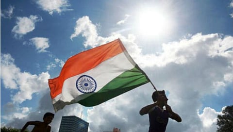 Selfie with Tiranga