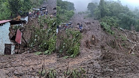 हिमाचल प्रदेश : सोलनमध्ये ढगफुटी; ५ जणांचा मृत्यू, २ घरे १  गोठा गेला वाहून