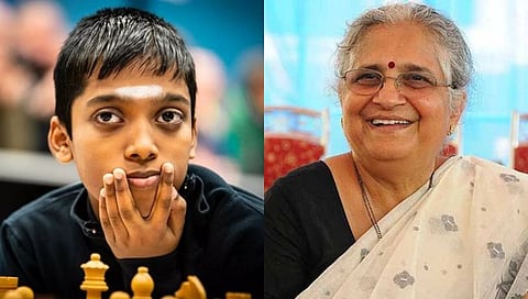 सुधा मूर्ती यांचा ‘FIDE वर्ल्ड कप’वर चाहत्‍यांना सल्ला, ‘मुलाला टेन्शन देवू नका’