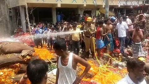 West Bengal: blast in firecracker factory in West Bengal 