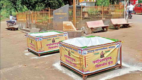 कोल्हापूर : विसर्जनासाठी यंत्रणा सज्ज