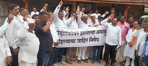 जालना लाठीचार्जच्या निषेधार्थ अकोल्यात शंभर टक्के बंद