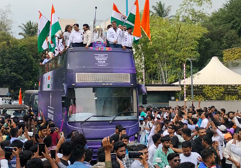 World cup rally : पुण्यात विश्वचषकाची अभूतपूर्व मिरवणूक संपन्न ; पाहा फोटो