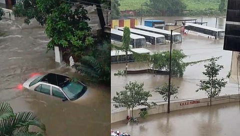 नागपूरच्या अनेक वस्त्या जलमय  