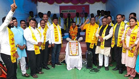 मराठा समाजाच्या मागणीविरोधात अन्नत्याग आंदोलन   