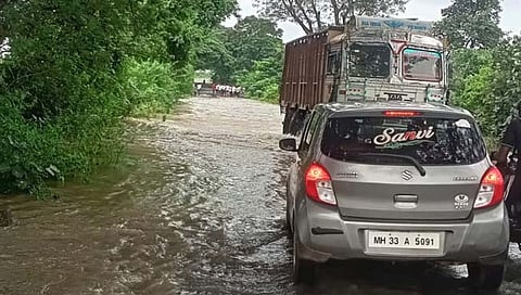 गडचिरोलीत जोरदार पाऊस  