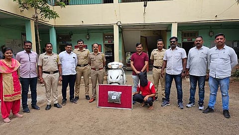 गांजा पकडला  