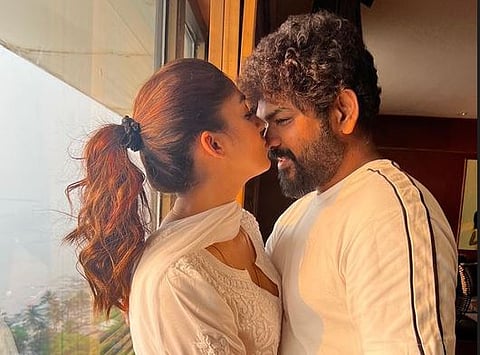 Nayanthara with husband 