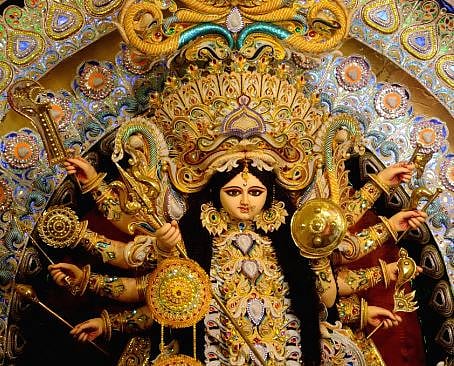 बंग संस्कृतीतील दुर्गापूजा 
