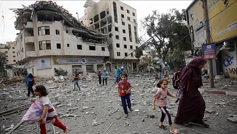 Israel Gaza : गाझा पट्टीत ३ लाख ४० हजाराहून अधिक लोक बेघर