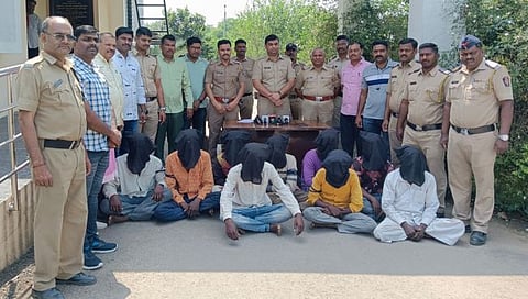 Nashik Crime : नगरसूल दरोड्यातील नऊ संशयित आरोपी जेरबंद 