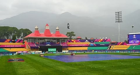 धरमशाला येथील हिमाचल प्रदेश क्रिकेट असोसिएशन स्‍टेडियमवर रविवार, २२ ऑक्‍टोबर रोजी भारत आणि न्‍यूझीलंडमध्‍ये मुकाबला होणार आहे.