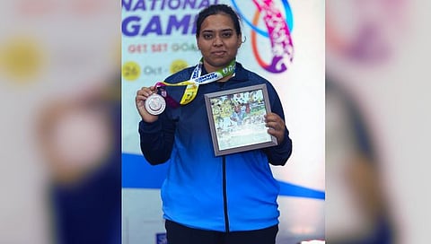 National Games 2023 : महाराष्ट्राच्या योगिता खेडकरला वेटलिफ्टिंगमध्ये कांस्य पदक