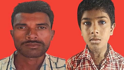 बाप-लेकाचा तलावात बुडून मृत्‍यू