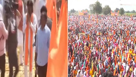 अंतरवाली सराटीत मराठा बांधवांचा जनसागर उसळला