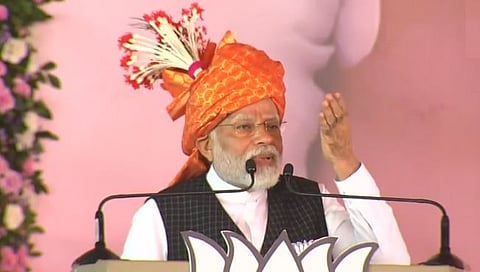 PM Modi : नक्षलवादावरील नियंत्रणास काँग्रेस अपयशी: पंतप्रधान मोदी