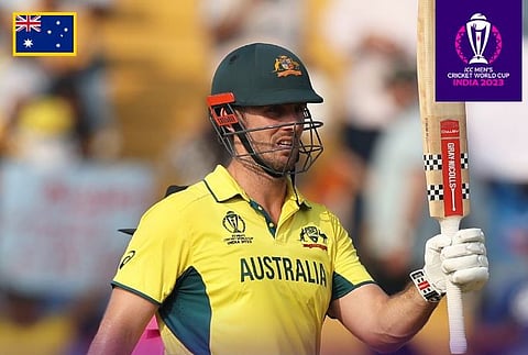 मिचेल मार्शने १३२चेडूंत १७७ धावांची झंझावती खेळी केली. 