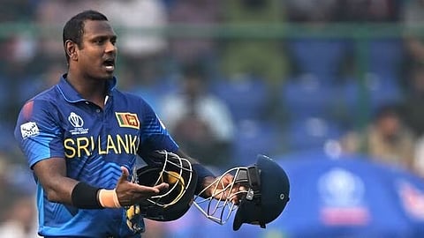 Angelo Mathews Timed Out : विश्वचषकात गोंधळ! अँजेलो मॅथ्यूज ‘टाइम आऊट’, 146 वर्षांच्या इतिहासात पहिल्यांदाच घडले