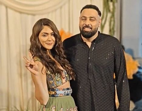 mrunal thakur-badshah 