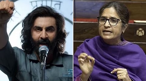 ॲनिमल चित्रपटातील हिंसाचरावर आज  राज्‍यसभेत काँग्रेसच्‍या खासदार रजीत रंजन यांनी यंत्रणेला काही सवालही केले.
