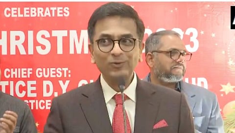 CJI Chandrachud on  Christmas Day
