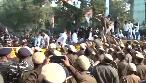 Youth Congress protests 