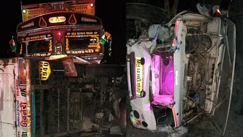 Pune Accident : नगर-कल्याण महामार्गावर भीषण अपघात; ८ जणांचा मृत्यू