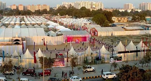 Ram Mandir Consecration : अयोध्येत भाविकांना राहण्यासाठी टेंट सिटी, प्राणप्रतिष्ठा सोहळ्याची जय्यत तयारी