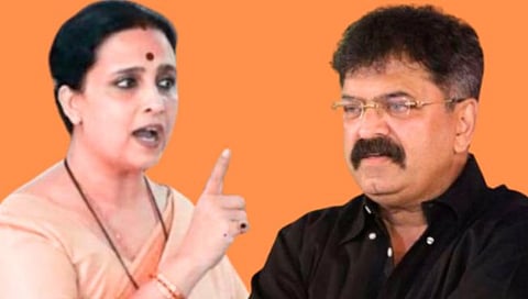 Chitra Wagh On Awhad 