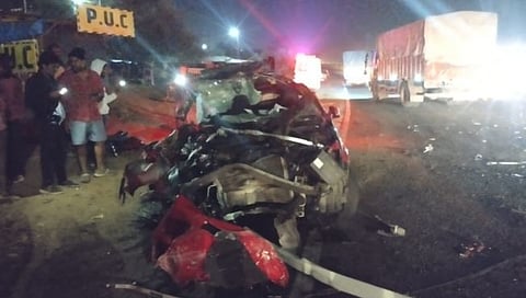 Nashik Accident : इगतपुरीजवळ पहाटे भीषण अपघात; 3 जागीच ठार, 1 गंभीर जखमी