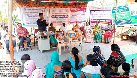 साक्रीतील खांडबारा, खटयाळ, शिव येथे विकसित भारत संकल्प यात्रा 