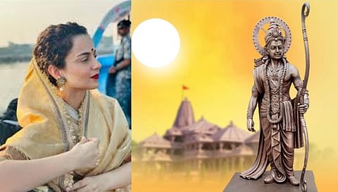 Kangana Ranaut Ayodhya : अभिनेत्री कंगना अयोध्येत दाखल; म्‍हणाले, “एका नवीन युगाची…’
