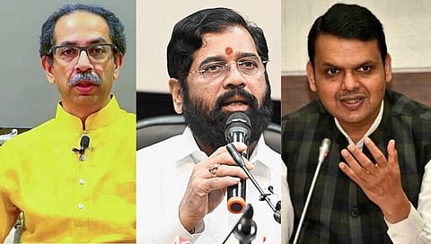 uddhav thackeray cm eknath shinde devendra fadanvis 
