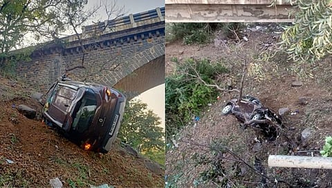 कोल्हापूर : उदगाव पुलावरून कार नदीत कोसळली