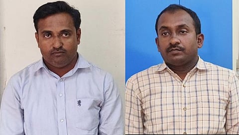 तलाठी स्वप्निल घाटगे, लिपीक शिवाजी इटलावर 