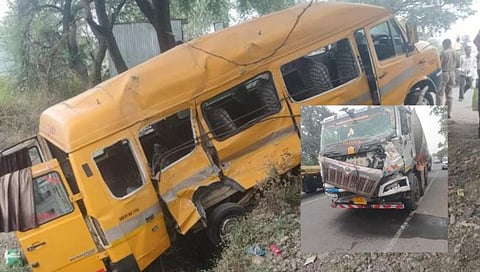 Amravati  Accident News : अमरावती-यवतमाळ मार्गावर बस-ट्रकच्या धडकेत ४ खेळाडू ठार, १० जण गंभीर जखमी