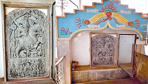 शिवरायांचे पहिले शिल्प बेळगाव-धारवाड सीमेवर