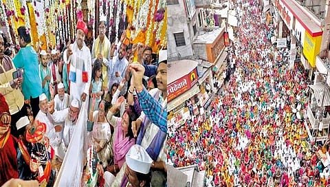 विठ्ठल-रखुमाईचा शाही विवाह सोहळा; पंढरी नगरी गजबजली