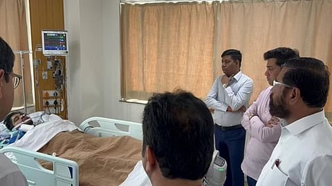 उल्हासनगर गोळीबार प्रकरण, जखमी महेश गायकवाडांची मुख्‍यमंत्री  शिंदेंनी घेतली भेट