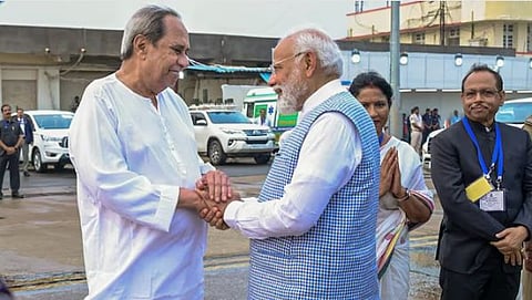 पंतप्रधान नरेंद्र मोदी आणि ओडिशाचे मुख्‍यमंत्री नवीन पटनायक. ( संग्रहित छायाचित्र )