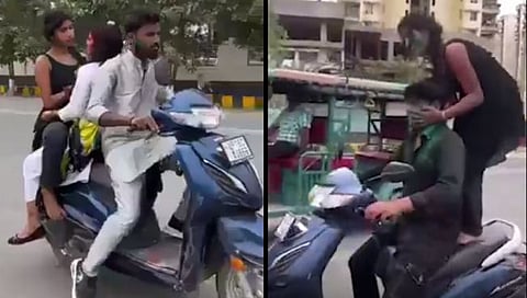 Holi Viral Video : ‘रंग’ उधळण्‍याच्‍या नावाखाली अश्‍लील आणि बिभस्त चाळे, तरुणींना ३३ हजारांचा दंड