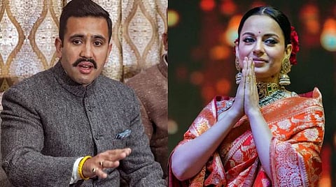 विक्रमादित्य सिंह आणि कंगना कंनगा रानौत. ( संग्रहित छायाचित्र )