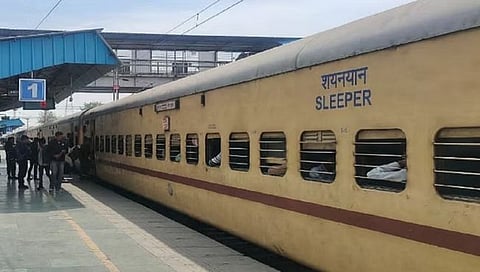 Blast in Train